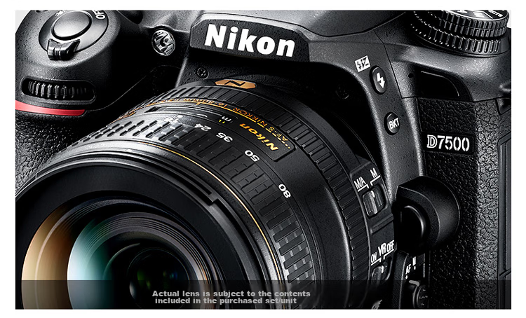 Nikon D7500 [Subsidies] DSLR Camera Entry-Level Approximately 20.88 Million Effective Pixels 51-Point Auto Focus System 22
