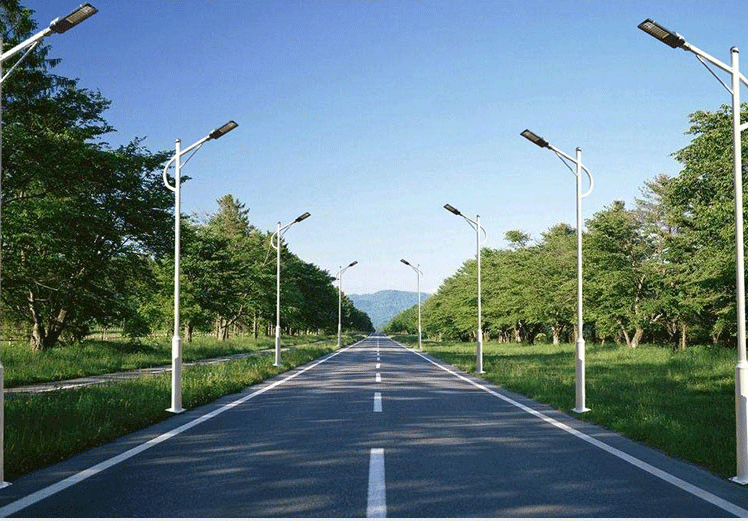 【思达梦尔a字臂3米60w全套】企业定制 led路灯新农村户外道路小区