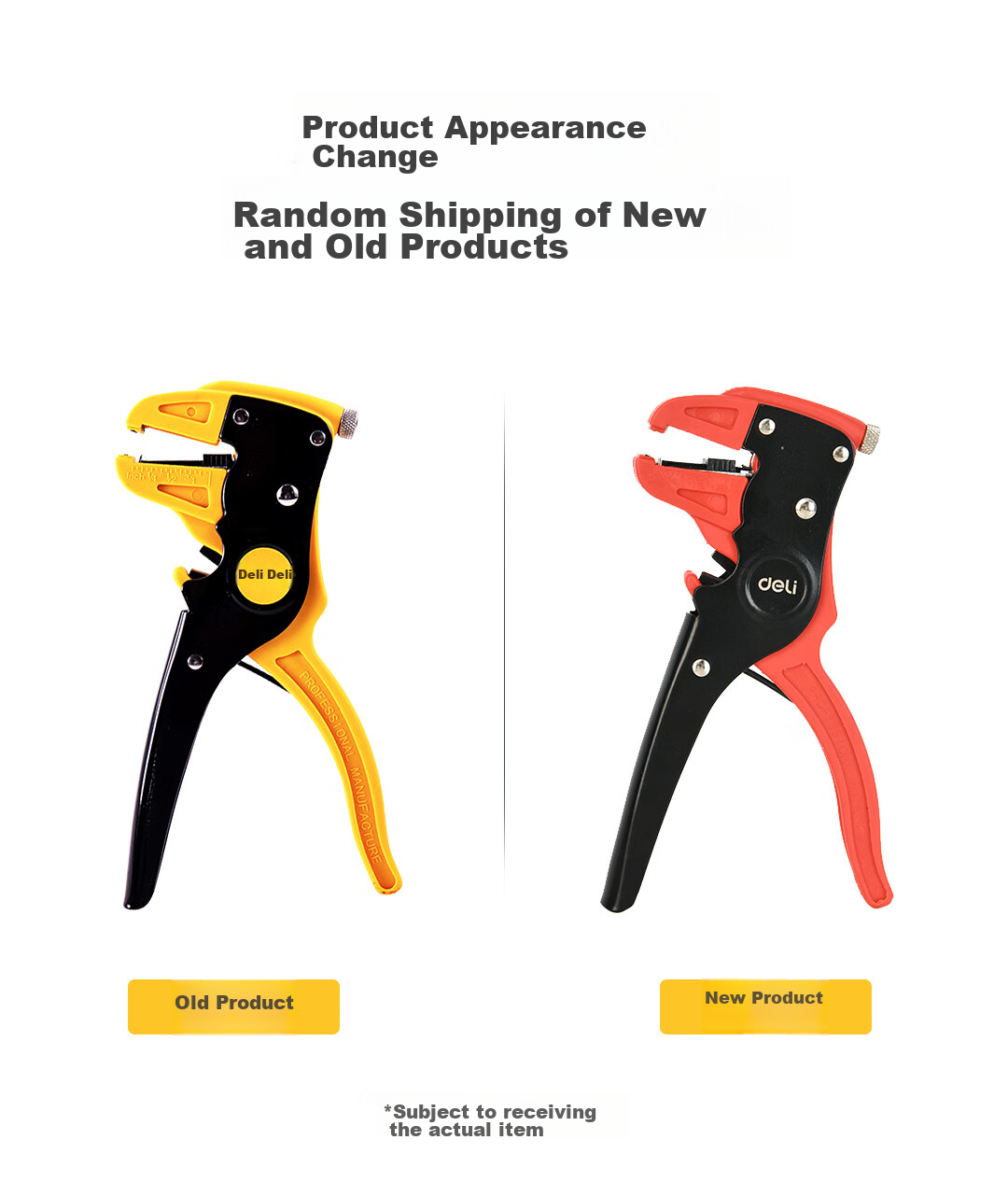 Deli Multifunctional Wire Stripping Pliers, Automatic Wire Stripper, Versatile Cable Puller, 0.2-4mm 1