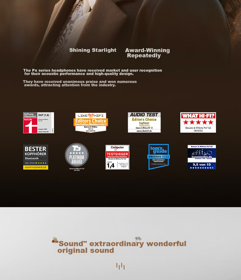 Baohuaweijian [Renovation Subsidy] Bluetooth Headphones Px7S2e, Over-Ear Wireless HIFI Active Noise Cancellation Smart Music Earphones, Px7 Second Generation Upgraded Version, Songshan Blue, Holiday Gift 4