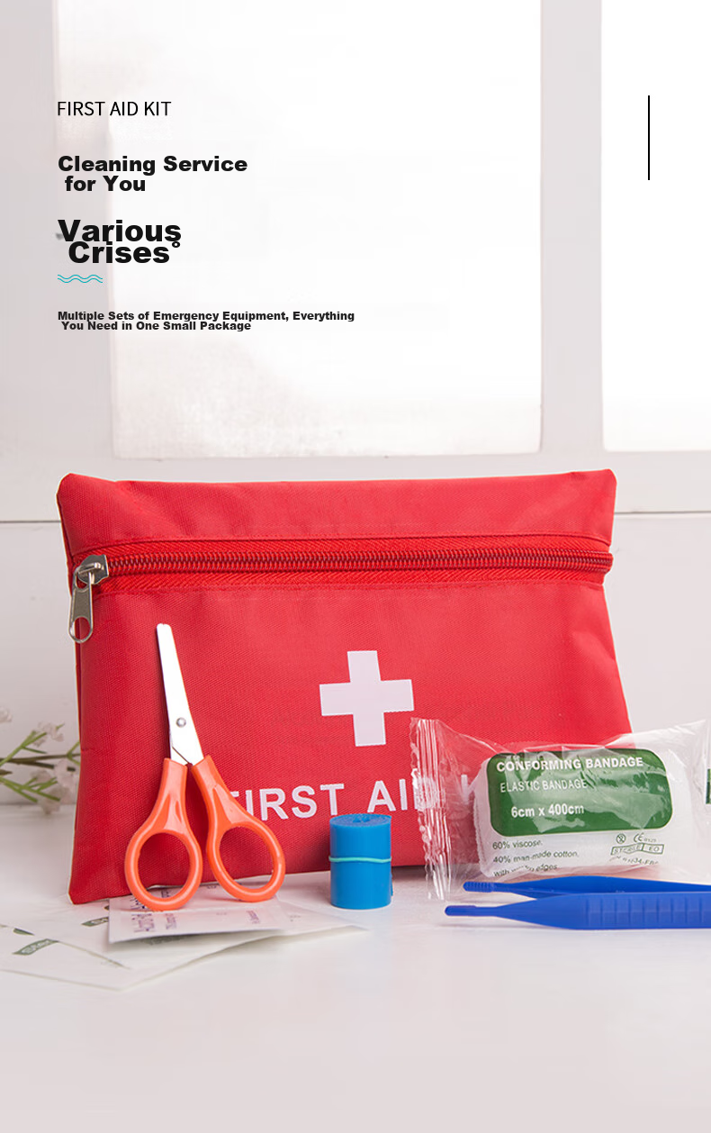 Siwangongli First Aid Tool Kit Portable Emergency Kit Car-Mounted Outdoor Medical Tool Kit [Medicines Not Included] 5