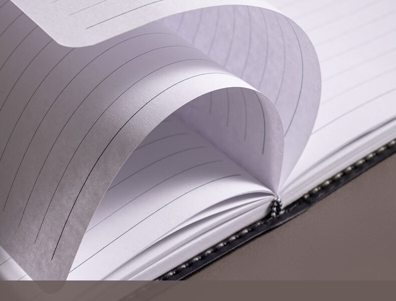 Deli 25K 120-Sheet Fashion Contrasting Color Business Leather Notebook, Meeting Journal Diary Notebook Stationery Office Supplies 7911 6