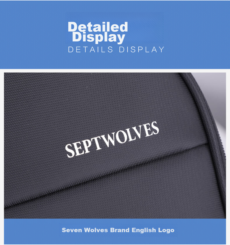 SEPTWOLVES Laptop Bag, 17.3-Inch Backpack for Men And Women, Water-Resistant, Commuter Travel Large Capacity School Bag for Middle School Students 16