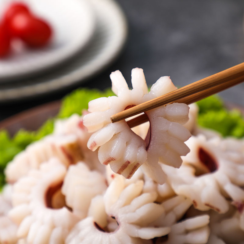 初鲜冷冻鱿鱼花250g 速冻锁鲜 免切 烧烤火锅食材 海鲜软足 海鲜送礼