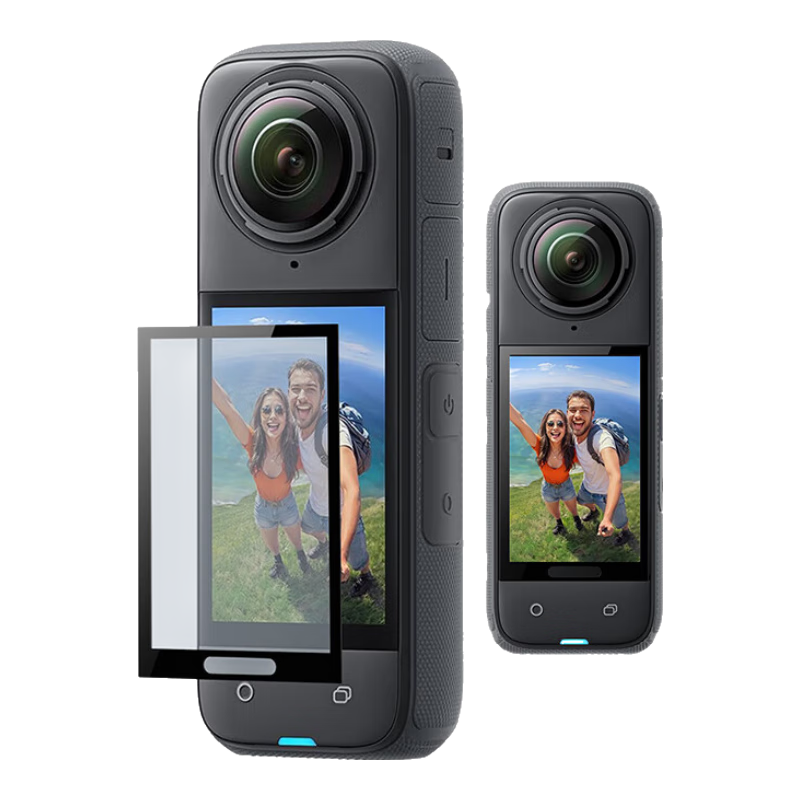 TELESIN Compatible Tempered Glass Screen Protector for Insta360 X4 And X5