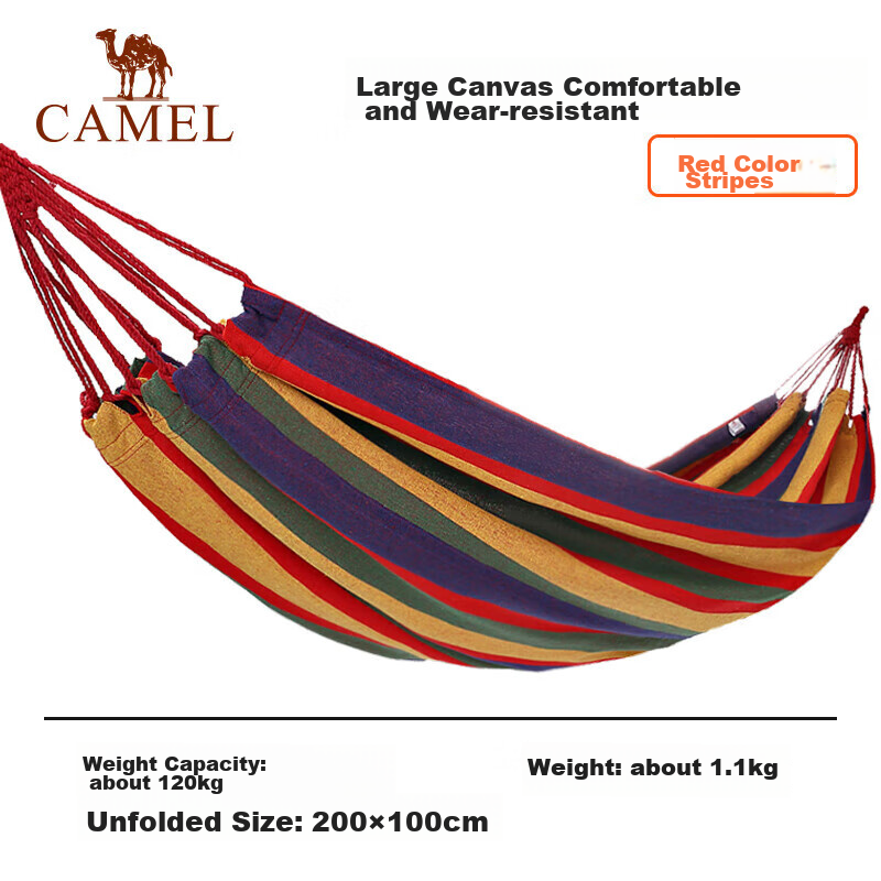 CAMEL Hammock, Outdoor Swing, Thickened Trendy Indoor Home Dormitory Bed, Anti-Rollover Hanging Chair for College Students