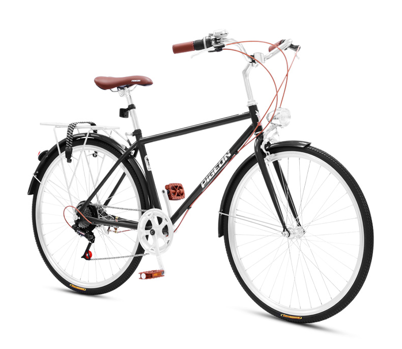 飞鸽复古城市自行车非变速26英寸男女式成人学生通勤代步单车 厂家