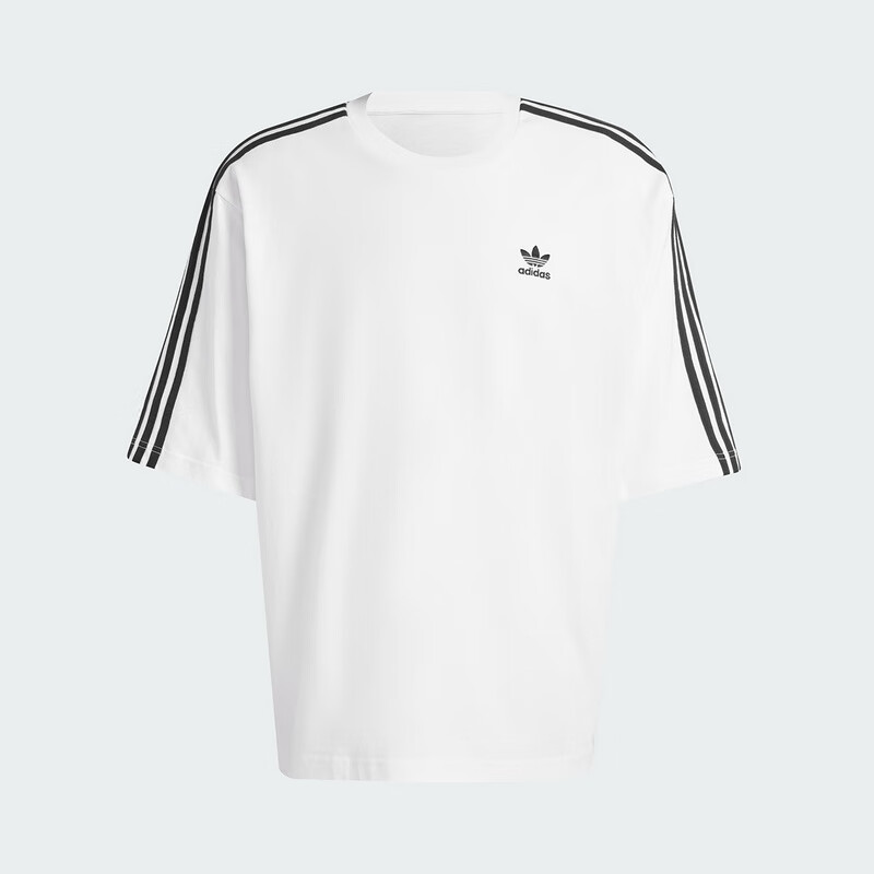 Adidas Men's And Women's Trefoil Series, 3 STRIPE TEE Short-Sleeve Shirt, IZ2474 S 7