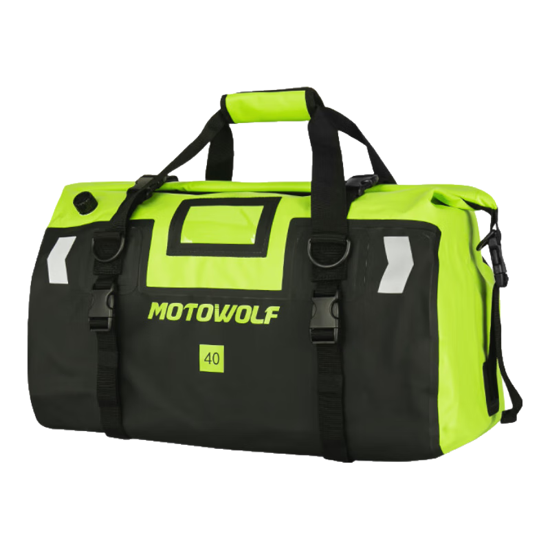 MOTOWOLF Motorcycle Riding Waterproof Bag, Rear Seat Bag, Rider Equipment, Motorcycle Travel Backpack, Rear Tail Bag, Motorcycle Cargo Bag