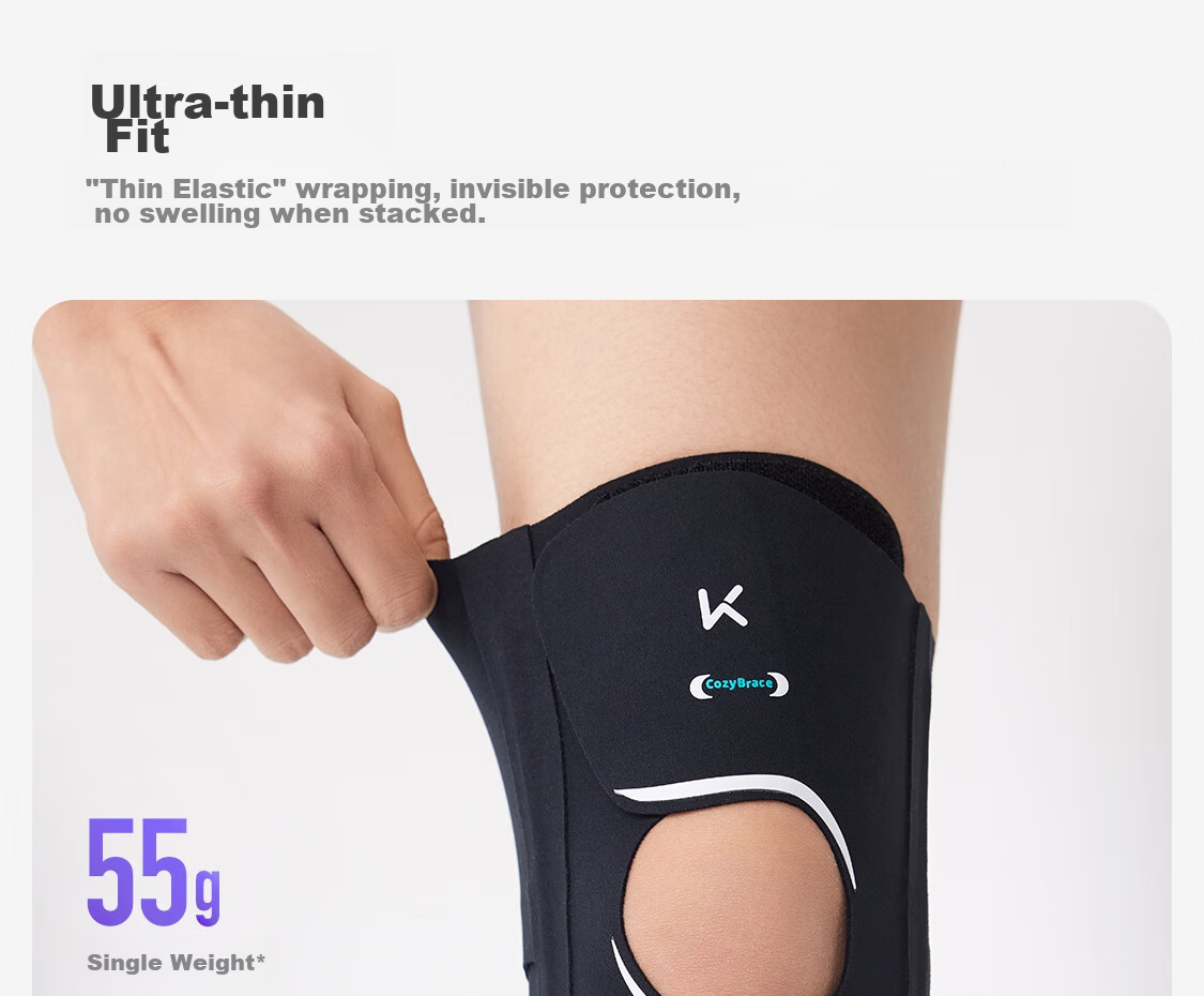 Keep Skin-Friendly Bare-Feel Knee Brace for Fitness, Basketball, Running, Jumping Training, Sports Meniscus Knee Protector K-Rox 20