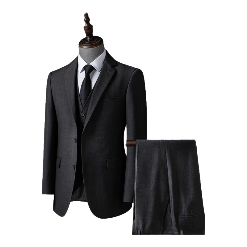 FIRS Men's Suit Set, Slim Fit Professional Formal Wear for All Seasons, Business Attire for Grooms, Wedding Suits And Menswear