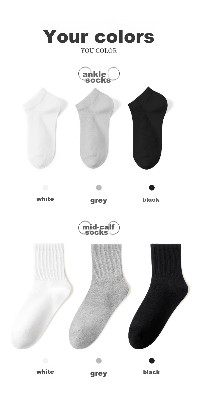 BADIGAO Disposable Socks for Men And Women, Thick Spring And Summer Travel Compression Mid-Calf Short Socks, Portable for Men's Business Trips 16