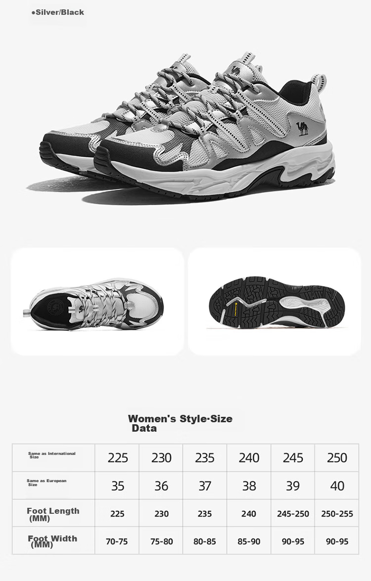 CAMEL [Xianglong] Hiking Shoes for Men And Women, Outdoor Breathable Trekking Shoes, Water-Resistant, Non-Slip, Shock-Absorbing Sports Shoes 23