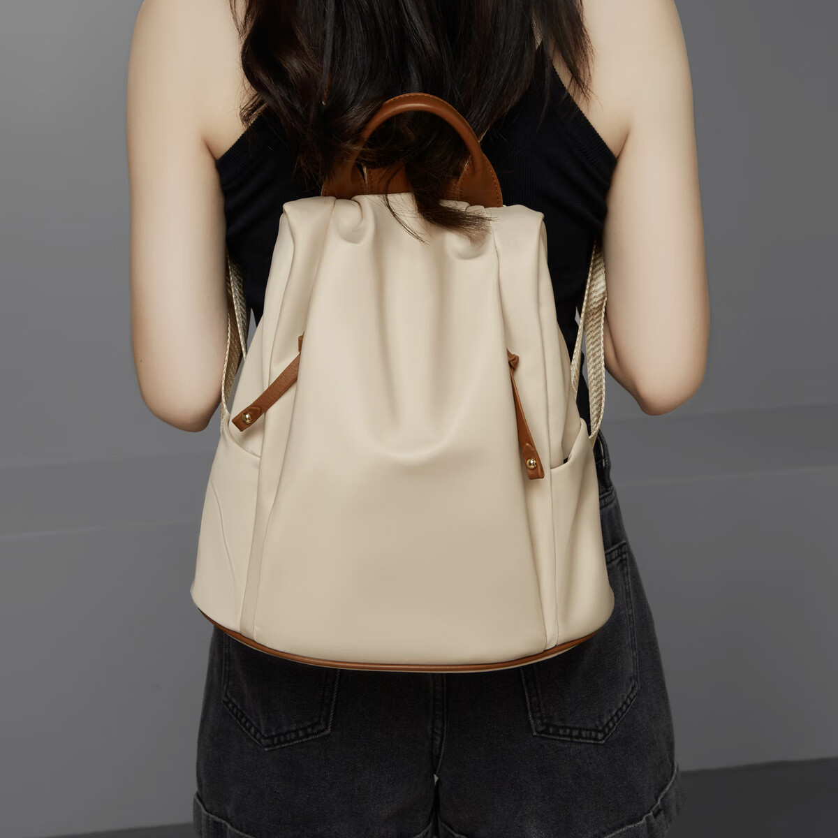 FOXER Women's Backpack, Large Capacity, College Style, School Bag, Sports Travel Bag, Valentine's Day Gift for Wome