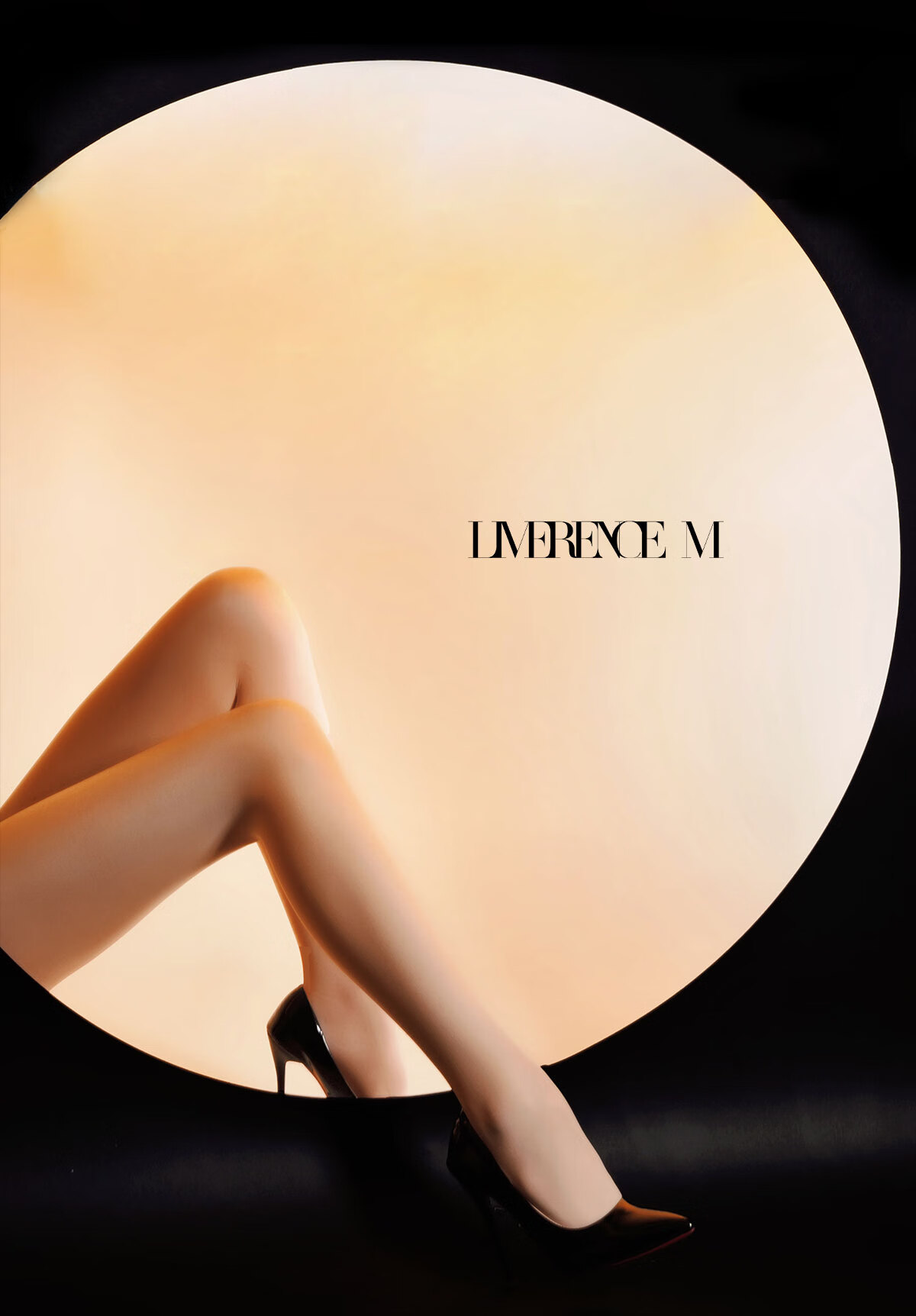 Limerence M [Dark Night] Stockings 18D Matte Seamless Silky Sexy Pantyhose, Black (High-Waist Seamless), Size L 4