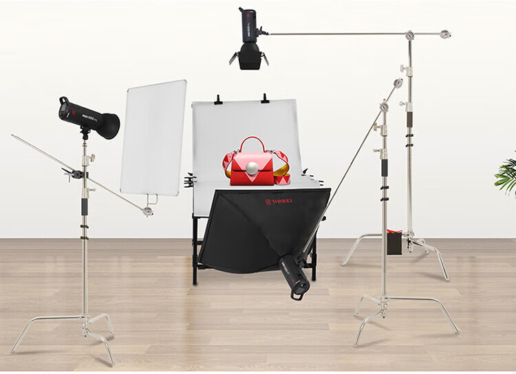 JINBEI CK-2 Detachable Tripod Crossbar, Arm, Light Stand, Ceiling Light Bracket, Magic Leg Studio Photography Light Stand CK-2 Magic Leg Light Stand 12