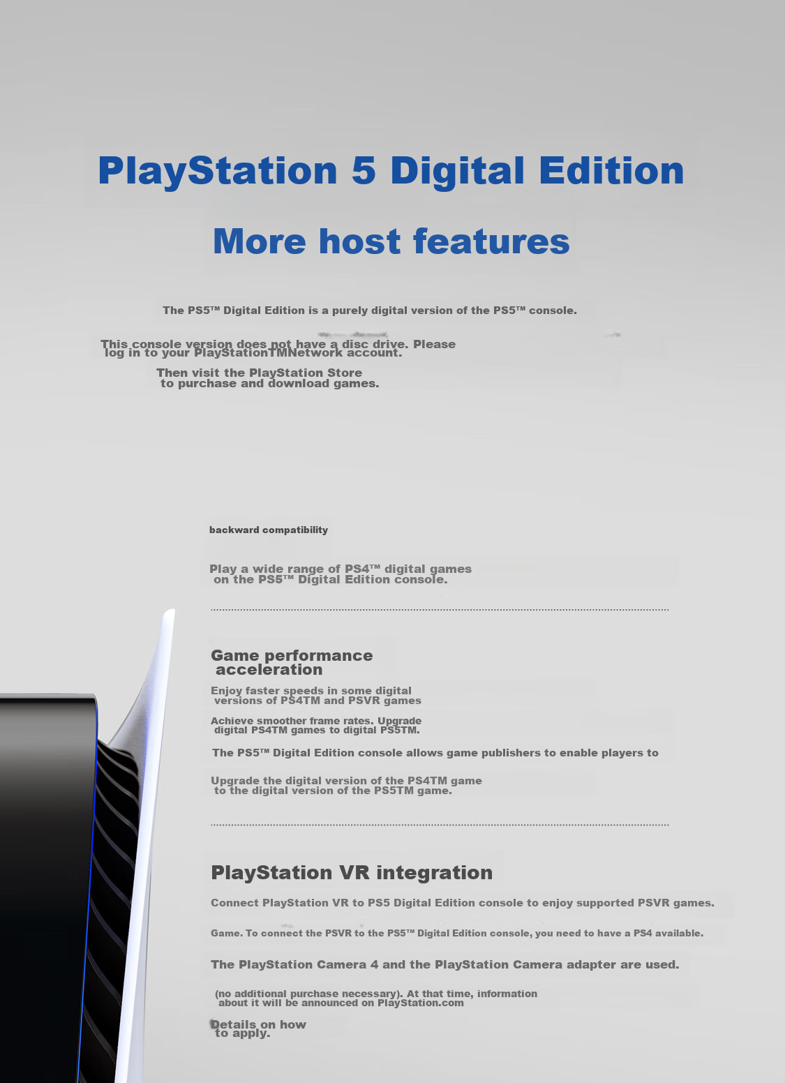 SONY PS5 PlayStation 5 Digital Edition Slim Version China Version PS5 Console PS5 Slim 11