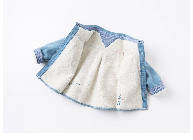 DAVE & BELLA Boys' Shirt, Children's Clothing, Toddler Denim Jacket, Little Kids' Top, Autumn Infant Shirt, DBX14767-NN 9