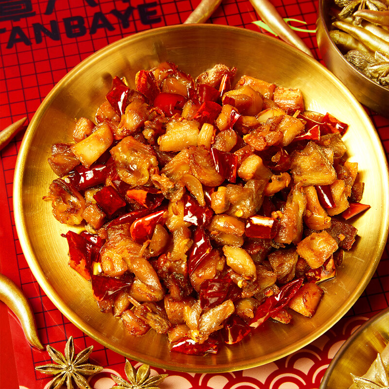 富润世 风味辣子鸡川味美食自贡特色美食小吃零食香辣开袋即食 香辣味