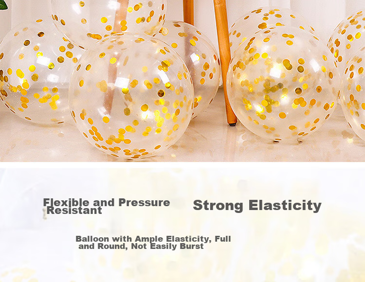 Jingtang Gold Foil Balloons for Birthday Party Decoration, Wedding Room Setup, Birthday Celebration, 20 Pieces with Pump Included 5