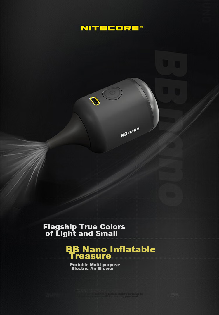 NITECORE BB2 Blower, Digital Camera Lens Cleaning Tool, Electric Air Blower, Powerful Dust And Debris Removal 1