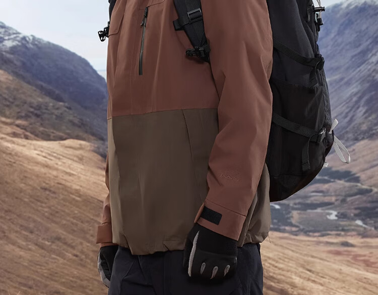 CAMEL Outdoor Three-In Jacket for Men with Fleece Inner Layer, Windproof And Waterproof Coat, Mountaineering Wear A14CA18671 1