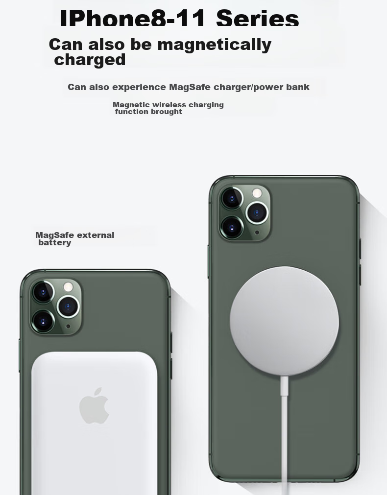 ESCASE [3-Pack] Wireless Charging Magnetic Ring MagSafe Phone Stand Circular Magnetic Disc Suction Cup for IPhone 14 And Samsung Phones, Universal White 5