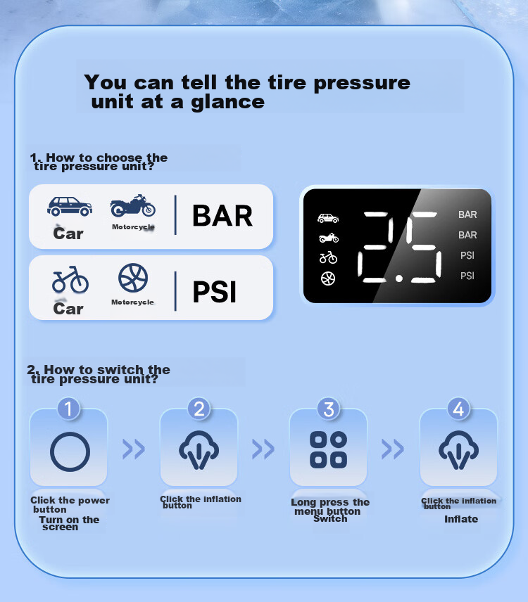 Baseus [National 3C Certified], Car Emergency Jump Starter Air Pump All-In Device, Portable Power Bank for Outdoor Use 15