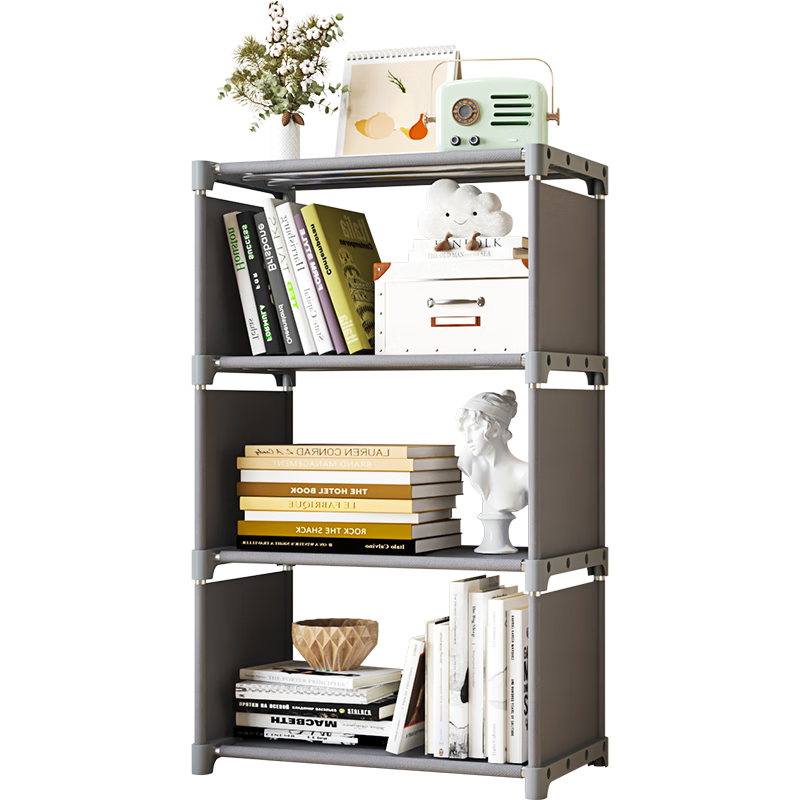 Jialiren Floor-Standing Bookshelf, Student Desktop Simple Bookshelf, Dormitory Home Multi-Functional Storage Rack