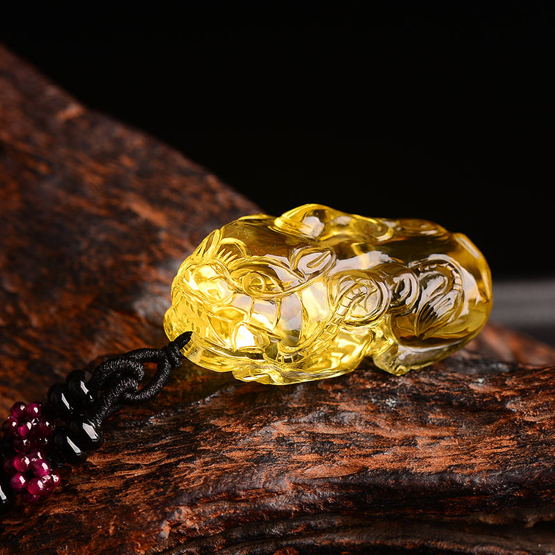 黄水晶貔貅【图片 价格 品牌 报价】-京东