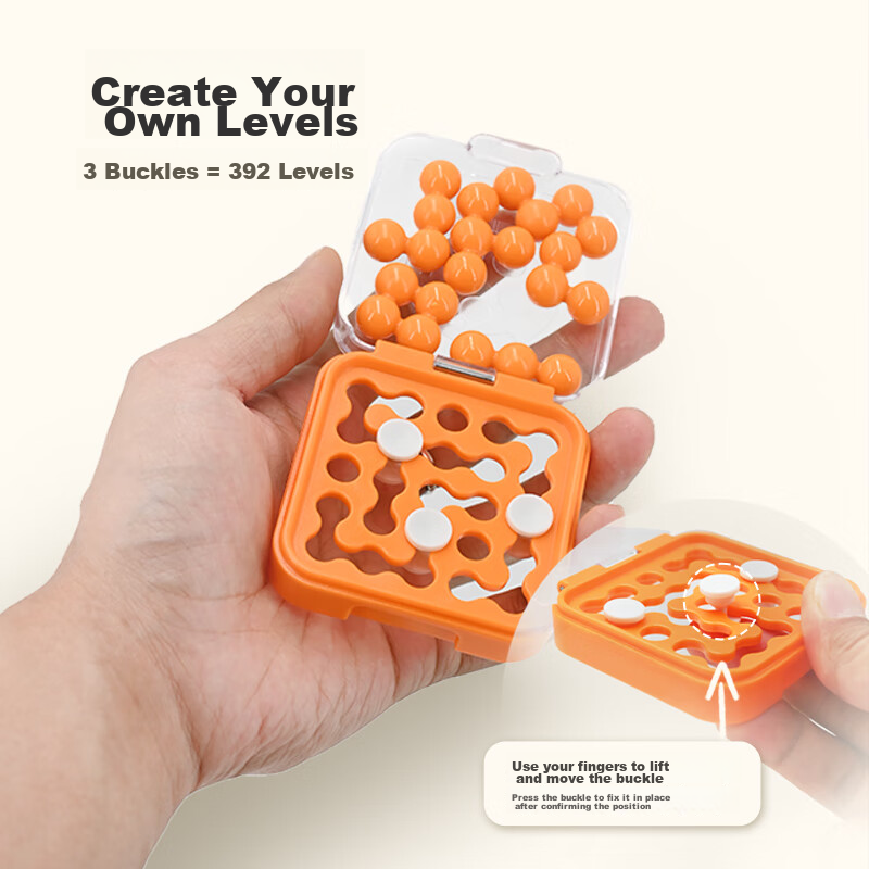SMART GAMES Mini Puzzle, Educational Toy Board Game for Children, Elementary School Gift, Suitable for Ages 6+, Random Color 2