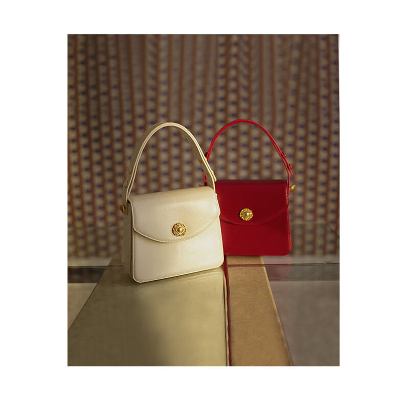 La Festin Handbag, 2026 New Style Sugar Cube Bag, Underarm Red Wedding Bride Tote Small Square Bag, Birthday Gift for Wome 17