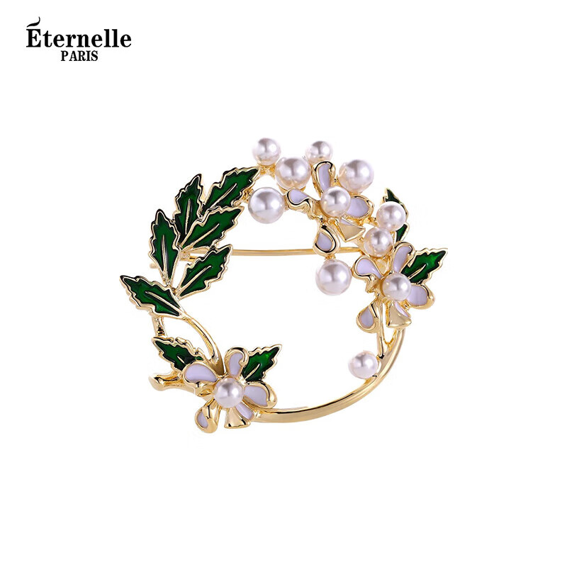 Eternelle French Original Design Brooch for Women, Elegant And Delicate Lapel Pin, Chest Accessory, Cardigan Button, And Corsage, New Style