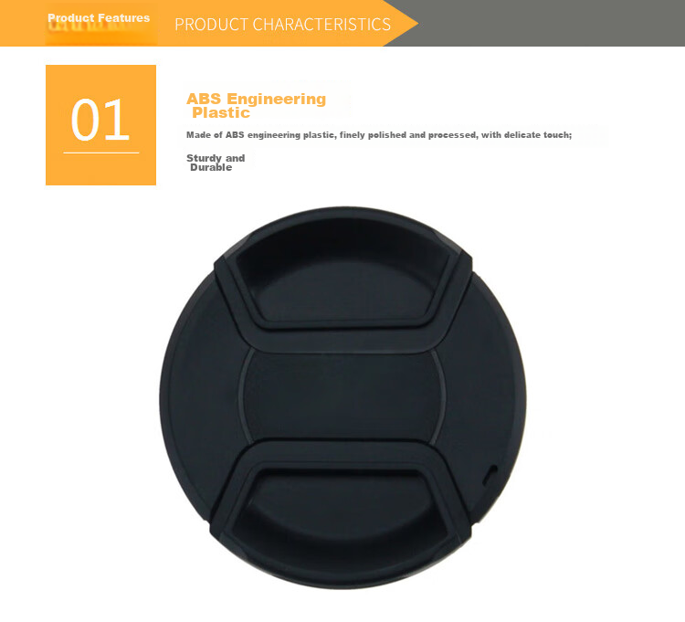 Earlymen 67mm Nikon Lens Cap Protective Cover, Compatible with Nikon D5600/D7200/D7500 Kit 18-140mm Lens, Anti-Dust And Anti-Collision Camera Accessory Lens Cap 2