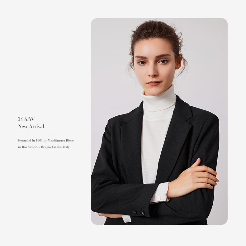 Navigare Women's Commuter Casual Blazer, Simple And Elegant Work Suit Jacket 2331804506 19