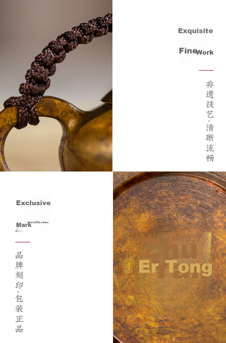 Zhubingren Hainabai Chuan Teapot, Decorative Piece for Living Room Entrance Hallway Tabletop 10
