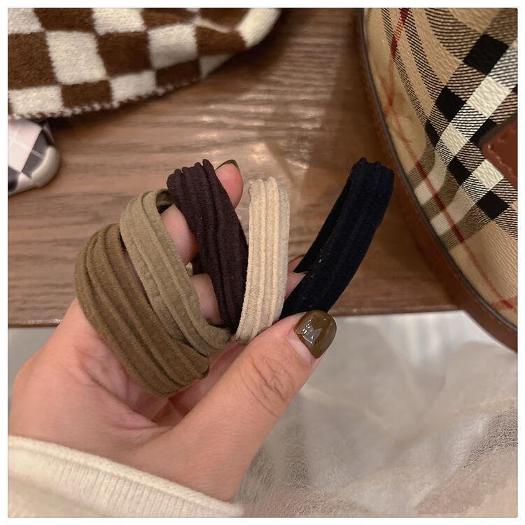 Xiangwan Hair Ties, Elastic Bands for Ponytails, Hair Bands for Women, High Elasticity Hair Ties, Headbands, High-Quality Hair Accessories, Mid-Autumn Festival Gift 2
