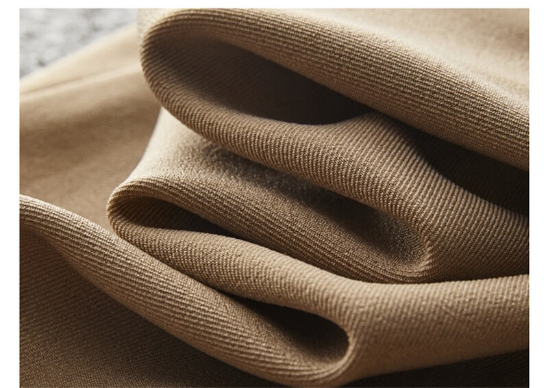 Dme Cropped Pants for Spring And Autumn, New Straight-Leg Suit Pants with Fake Pockets, Casual Trousers for Women, Khaki, S 87