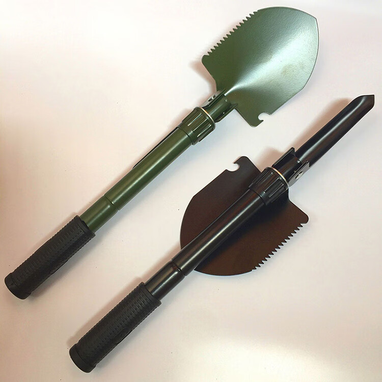 Xingyuelan Folding Shovel, Outdoor Compact Iron Spade, Self-Driving Camping Car Tool, Vehicle-Mounted Self-Defense 2