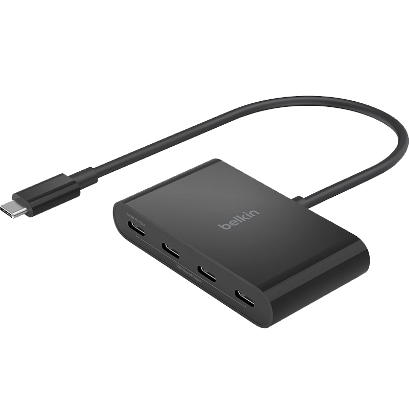 BELKIN Type-C Expansion Dock, 4-In 10Gbps Transfer, PD Power Delivery 100W, FRS Bidirectional Power Supply, Hot-Swappable Expansion Dock, USB-C Adapter, Compatible with Thunderbolt