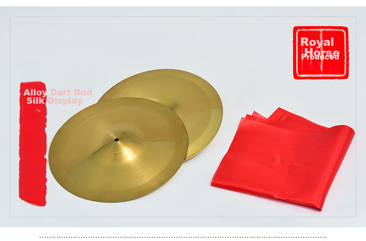 YU MA C-24 Gong, Bright Gong, Small Gong, Jingchao, Stage Performance, Opera, Sheng Gong, Three-Note Instrument, Children's Band Gong 10