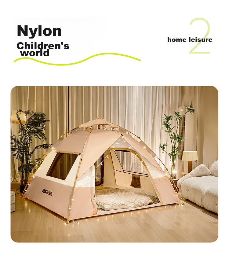 TAN XIAN ZHE Fully Automatic Sun Protection Tent, Outdoor Camping No-Setup Tent, Family Outing Camping Tent 14