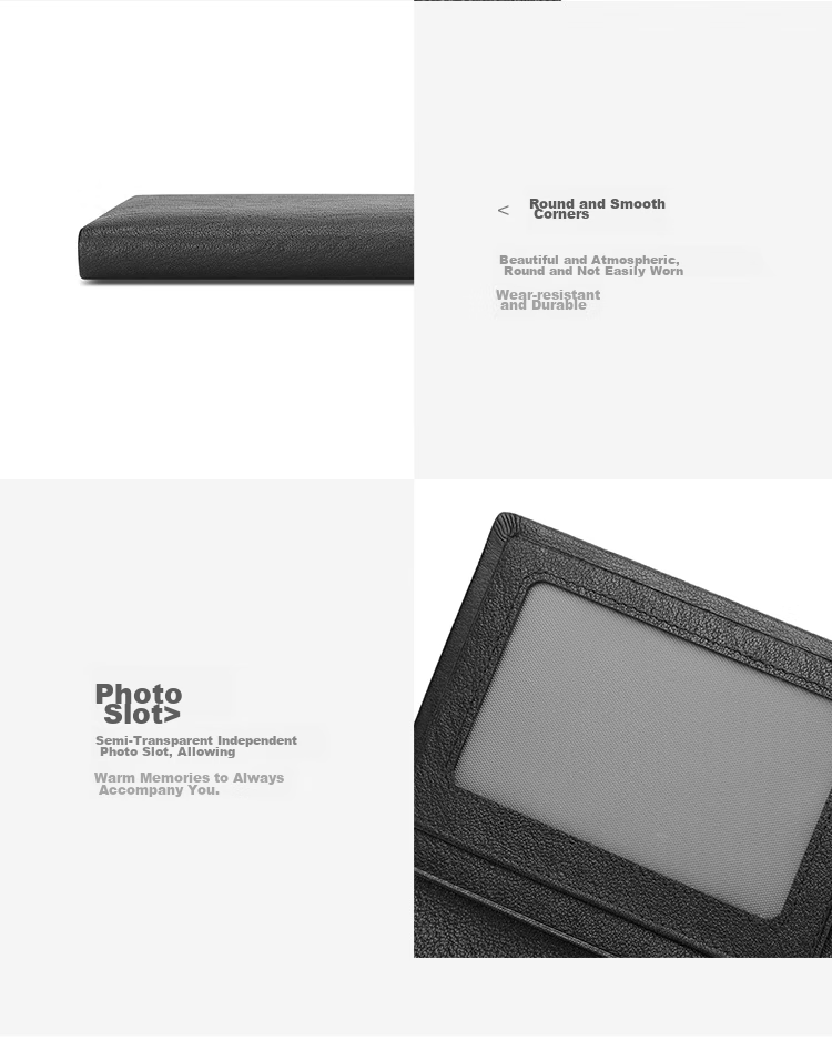 MEXICAN Men's Wallet, Long Business Style, Top-Grain Leather, Smooth Bifold, Multi-Card Slots, Birthday Gift for Me 10