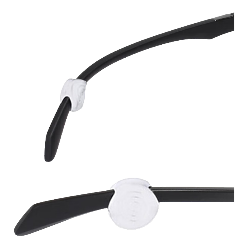 DRATRA Anti-Slip Silicone Ear Hooks, Anti-Fall Eyeglass Temple Covers, Anti-Drop Ear Hooks, Fixing Device for Glasses, Ear Clips, And Back Accessories