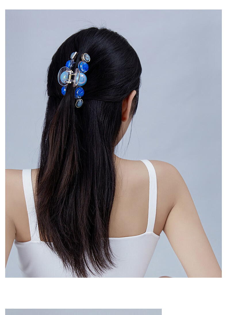 【unaberry发饰】优娜柏丽(unaberry)高端品牌发夹抓夹韩国头饰中号发