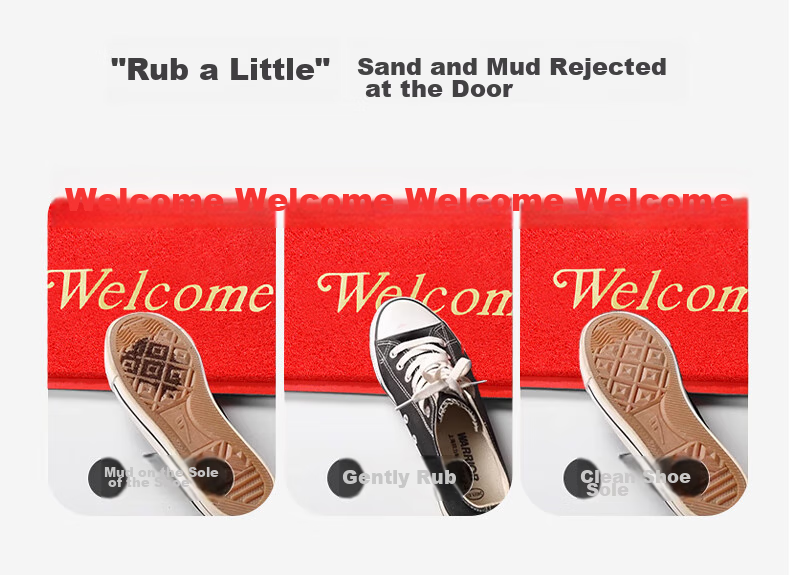 Cuttlefish Welcome Door Mat Entrance Rug 90x150cm Red Carpet Loop Mat Floor Mat Welcome Mat for Entryway 8
