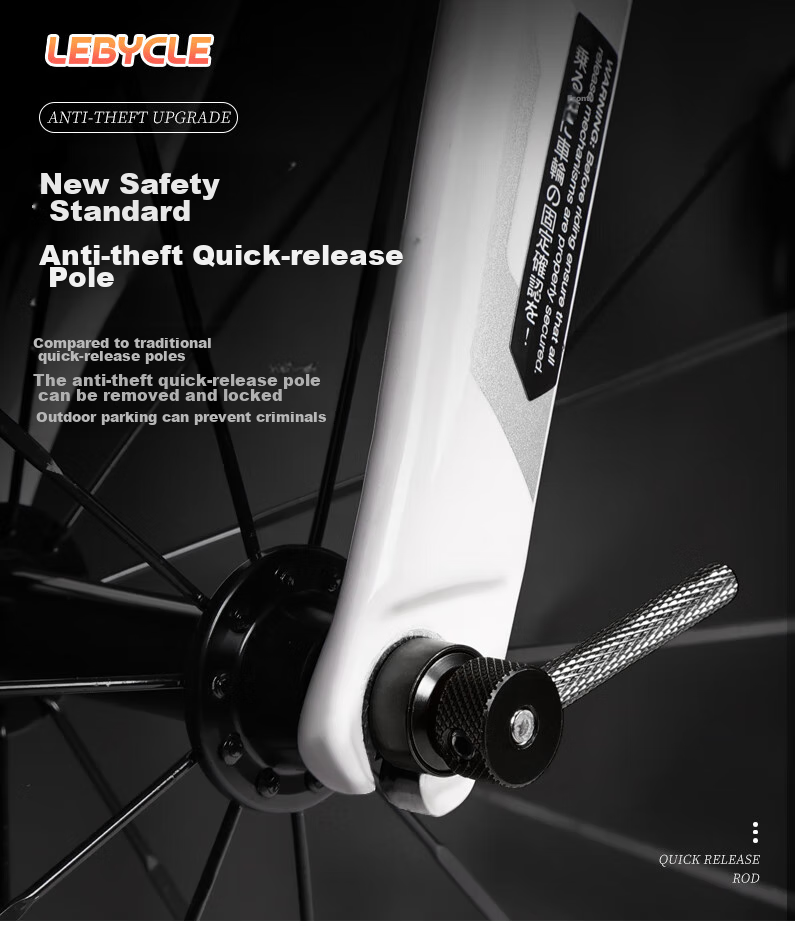 LEBYCLE Mountain Road Bicycle Anti-Theft Quick-Release Stem Wheel Group, Flower Drum Hub Center, Front And Rear Universal, Ultra-Light Aluminum Alloy Accessories 1