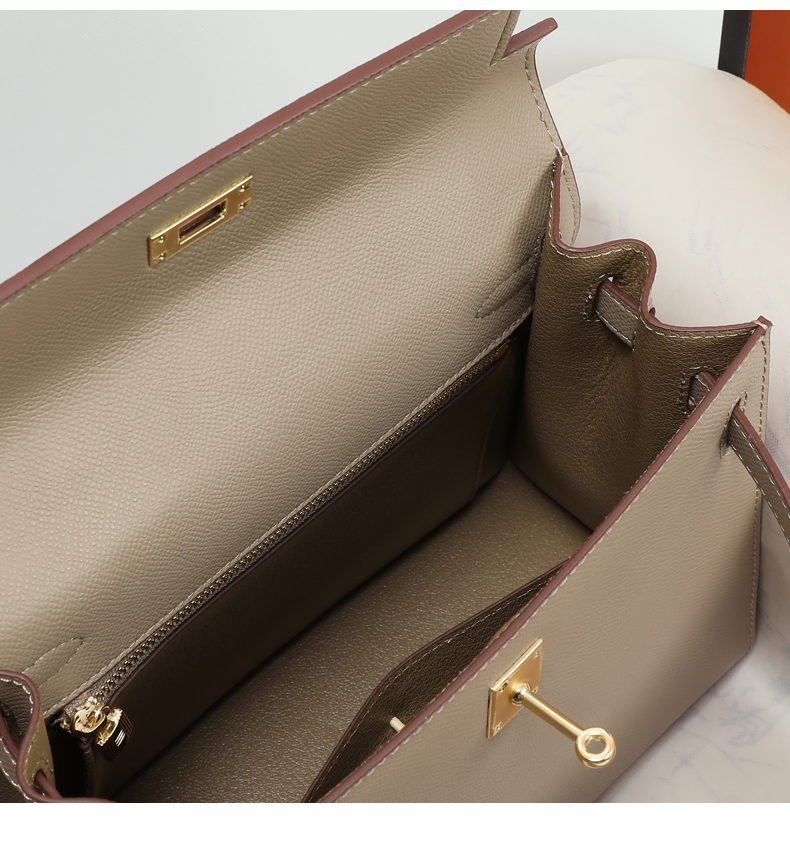 Viney Leather Kelly Bag Luxury Women's Crossbody Shoulder Bag Birthday Gift for Girlfriend Wife 31
