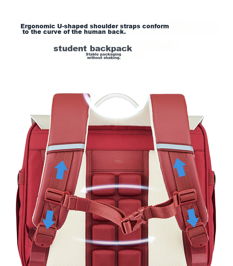 9UM Schoolbag for Primary School Students Grades 1-4, Boys And Girls, Lightweight with Safety Air Cushion, Children's Cambridge Bag U2174 Classic Brow 11