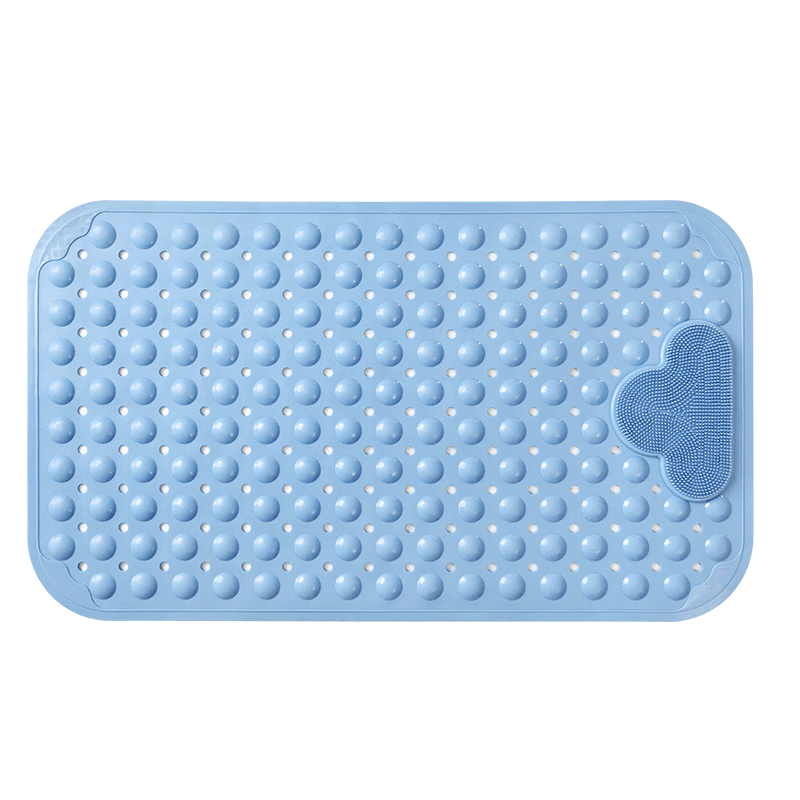 DeXi Bathroom Non-Slip Mat, TPE Shower Floor Mat, Specially Designed for Elderly Bathing And Fall Prevention, 60x90cm